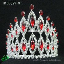 New Designs Rhinestone Crown, mode nuptiale rhinestone couronne répétition tiare